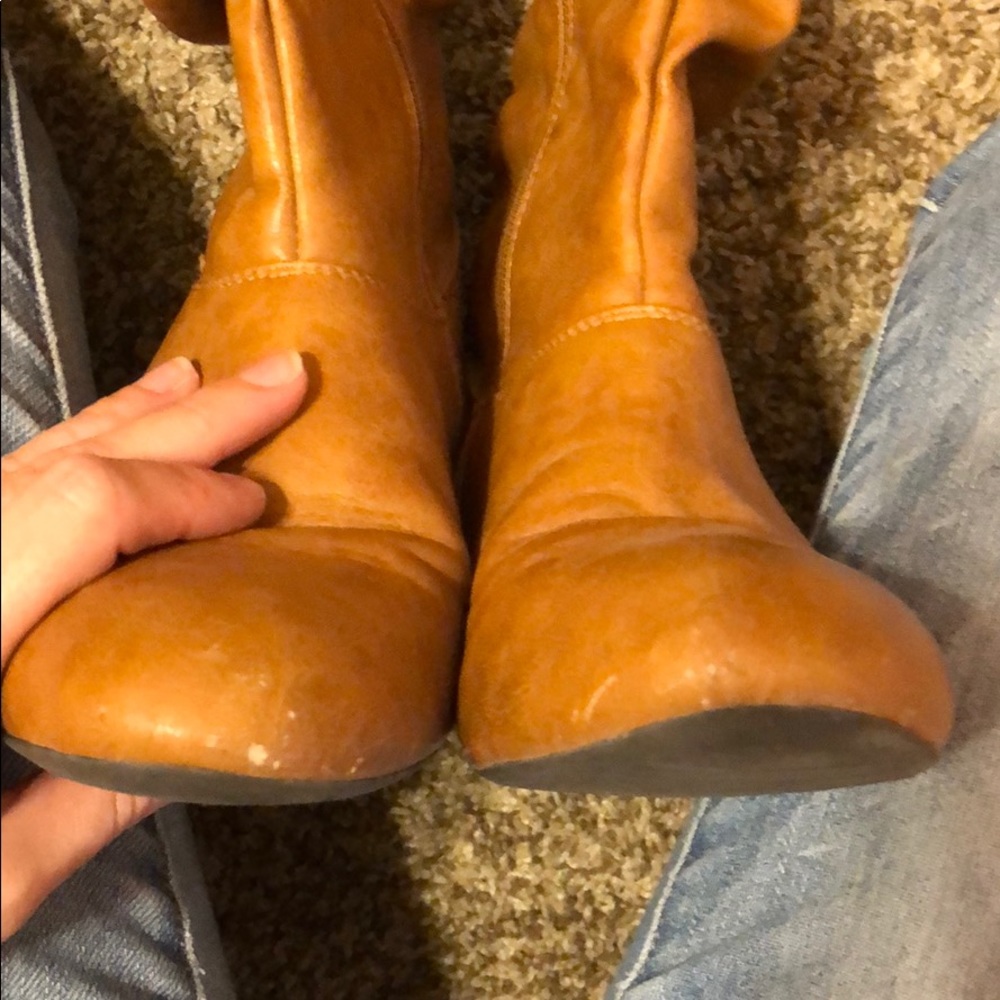 Tan Riding Boots - Picture 2 of 3